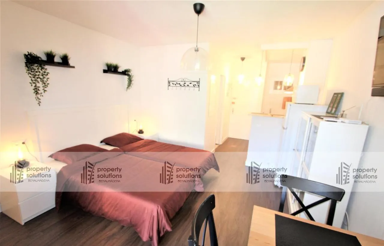 19 Hércules Apartamentos - Estudio con vista al jardín y la piscina - Excelente wifi Benalmádena